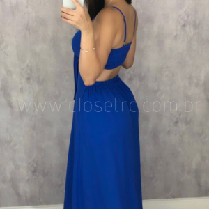 Vestido Natália - Azul Royal - Imagem 2