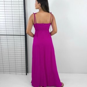 Vestido Drica Longo - Fúcsia - Image 2