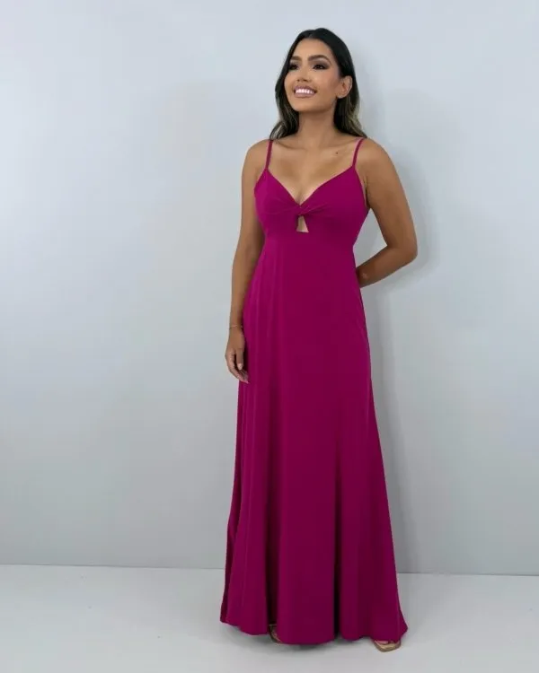 Vestido Eliana - Cereja