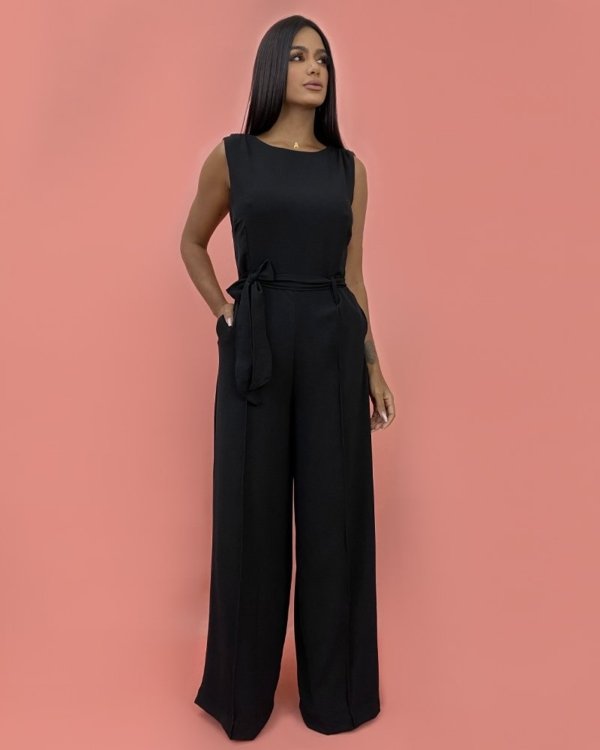 Macacão Celina - Preto