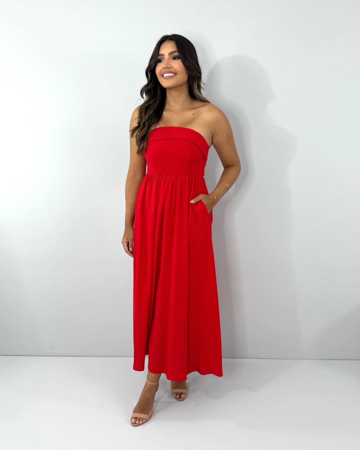 Vestido Perla - Vermelho - Image 4