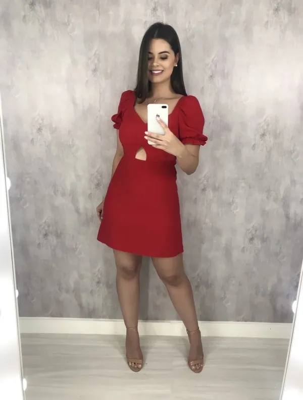 Vestido Diana - Vermelho