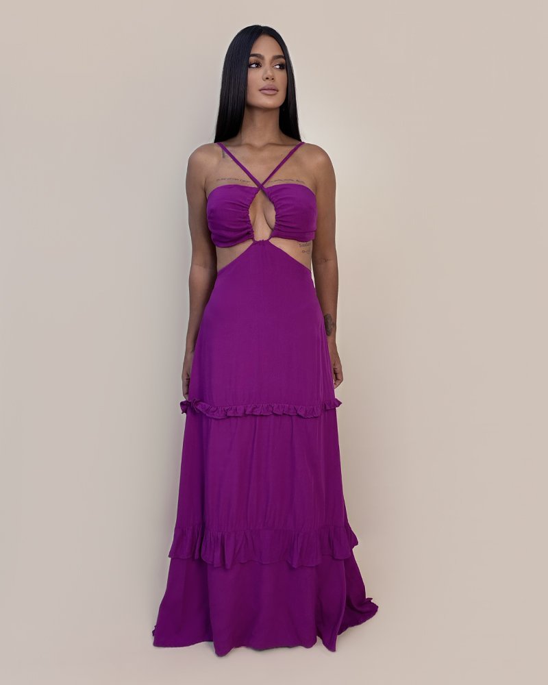 Vestido Michelle - Roxo
