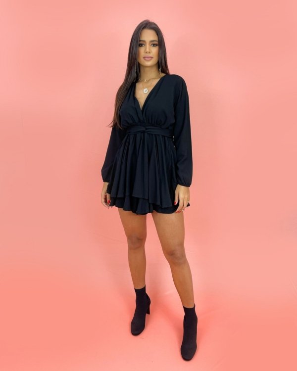 Macaquinho Raiany - Preto