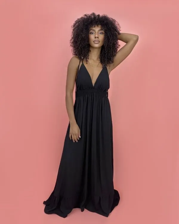Vestido Valentina Longo - Preto