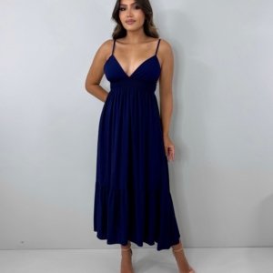 Vestido Beatriz - Azul Marinho - Image 4