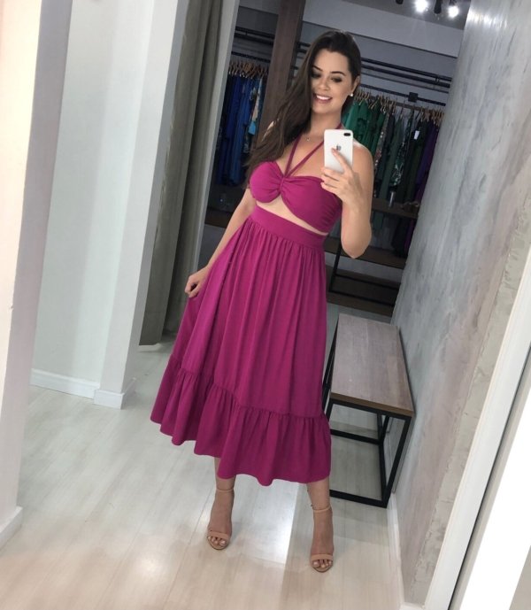 Conjunto Maria Eduarda - Fúcsia