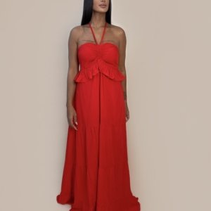 Vestido Marcy - Vermelho - Image 3