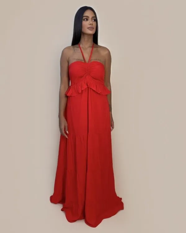 Vestido Marcy - Vermelho
