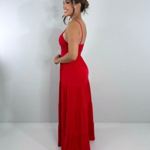 Vestido Cátia - Vermelho - Image 3