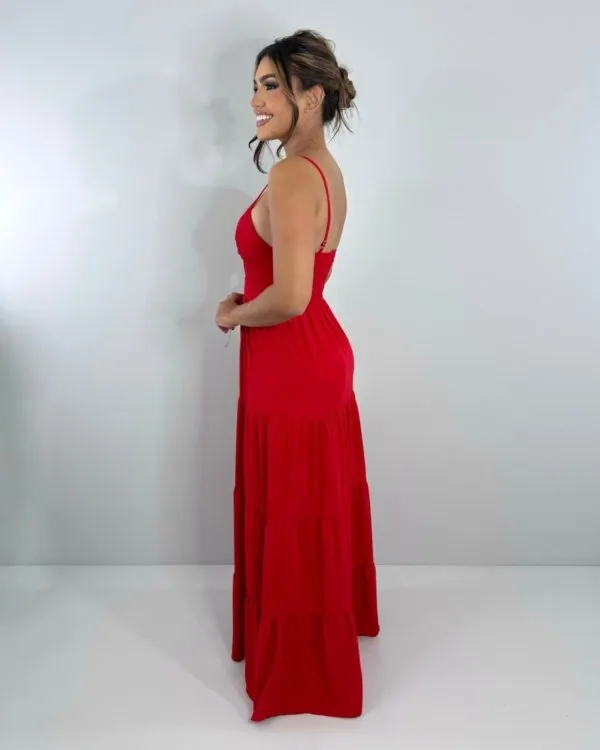 Vestido Cátia - Vermelho