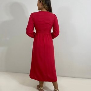 Vestido Clara - Vermelho - Image 6