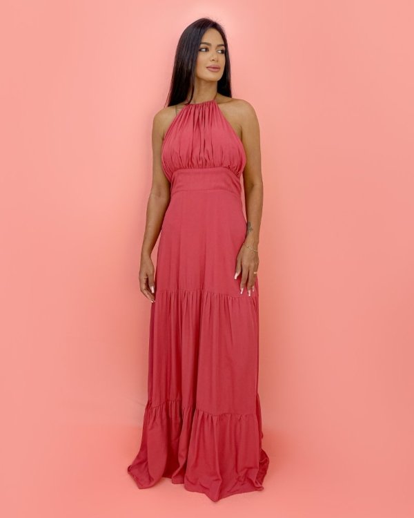 Vestido Janaína - Rosê