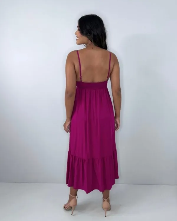 Vestido Beatriz - Cereja