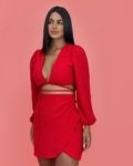 Cropped Simone – Vermelho