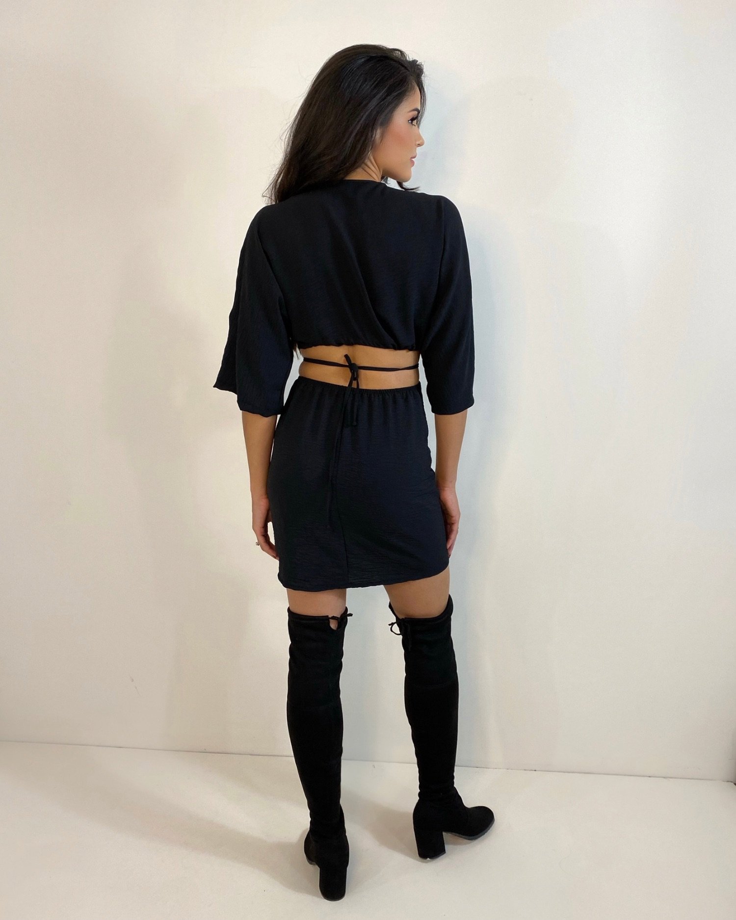 Vestido Cibele Curto - Preto - Image 3