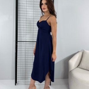 Vestido Agnes - Azul Marinho - Image 4