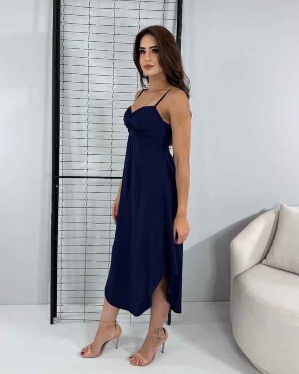 Vestido Agnes - Azul Marinho