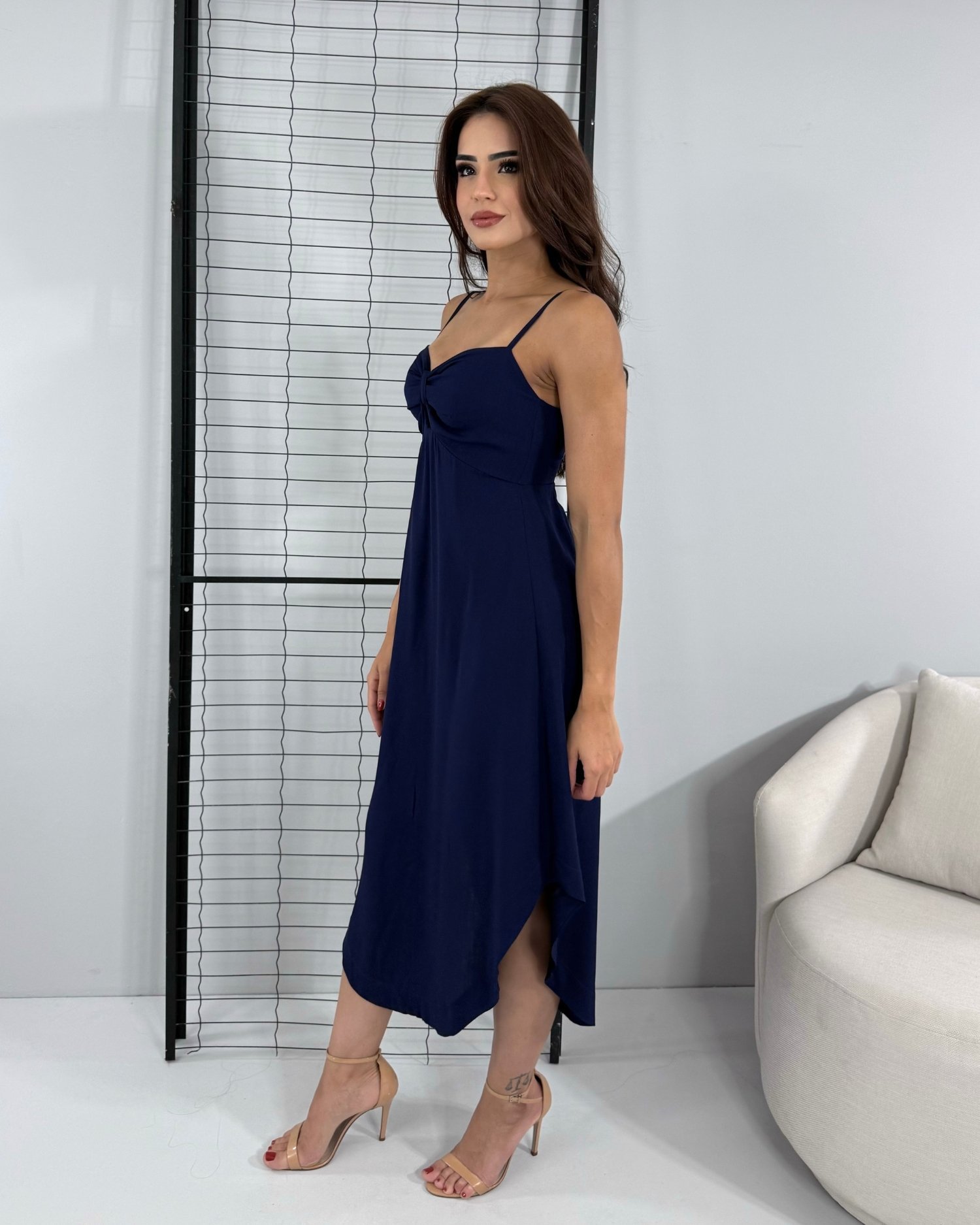Vestido Agnes - Azul Marinho - Image 4