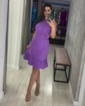 Vestido Estefane Curto – Lilás