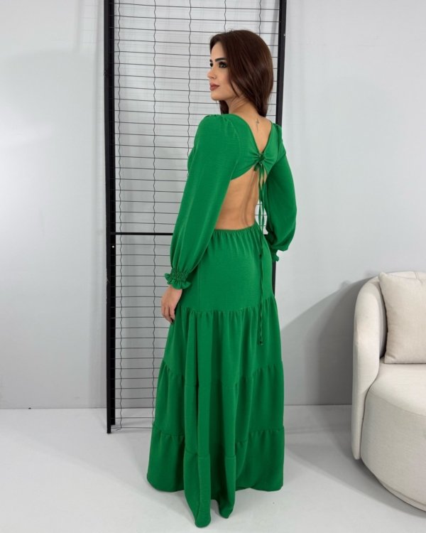 Vestido Rafaella - Verde Bandeira