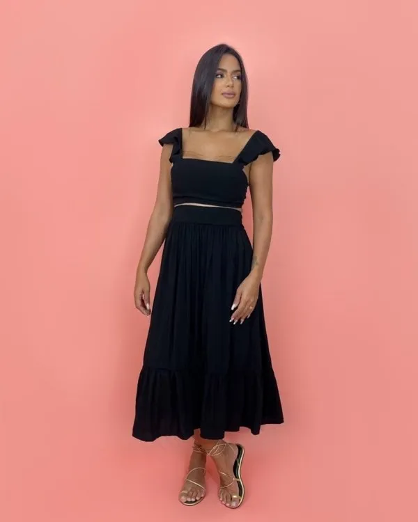 Conjunto Micaela - Preto
