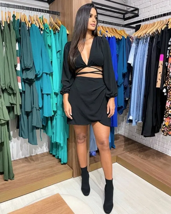 Saia Simone - Preto