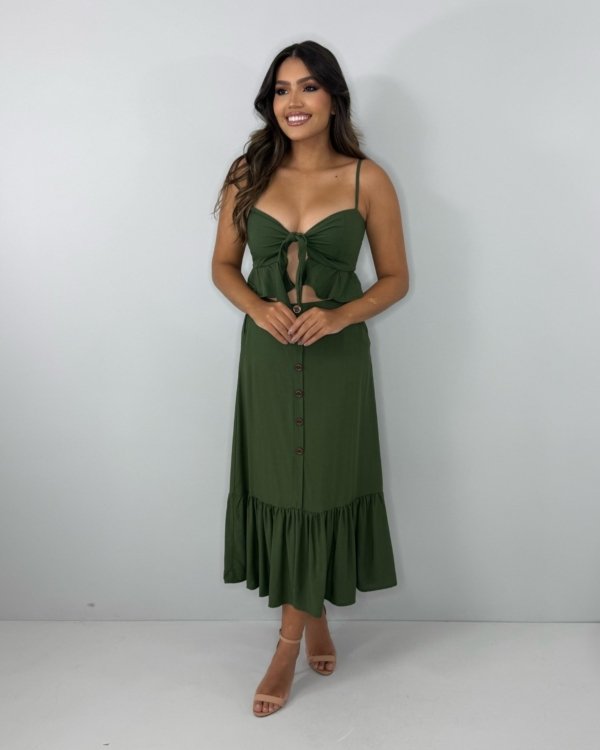 Conjunto Debora - Verde Militar