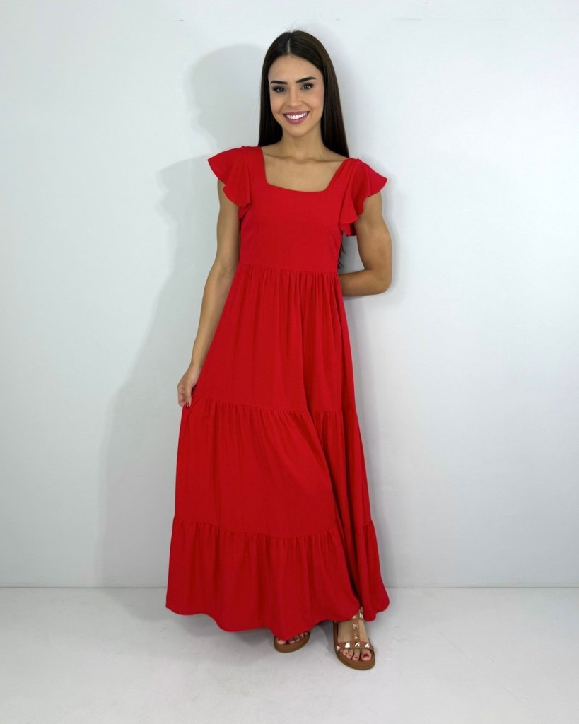 Vestido Tita - Vermelho