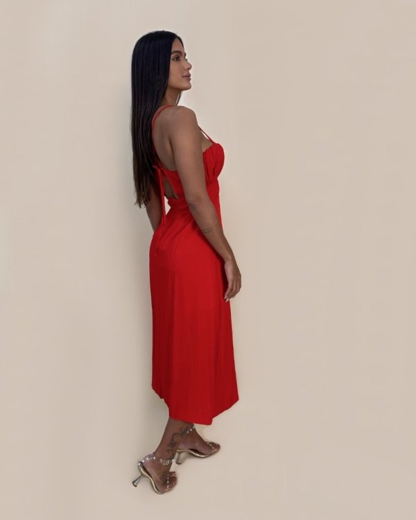 Vestido Ângela - Vermelho