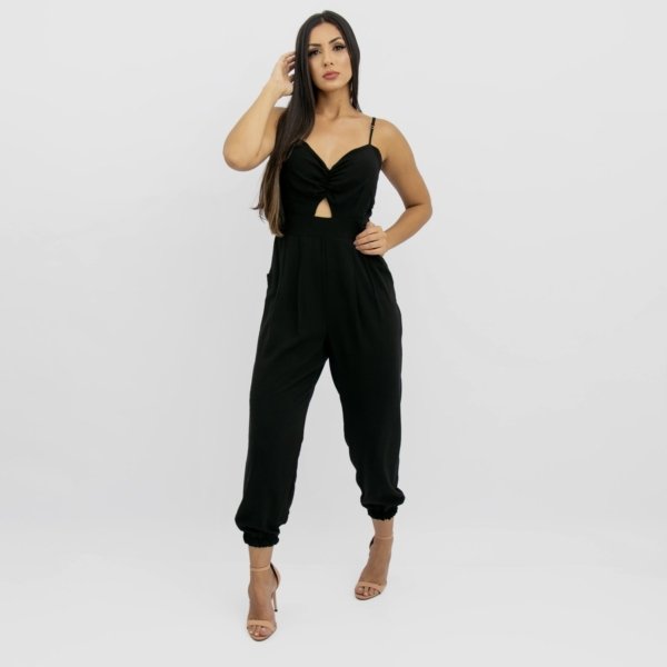 Macacão Cristina - Preto