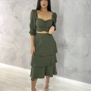 Conjunto Olga - Verde Militar - Image 1