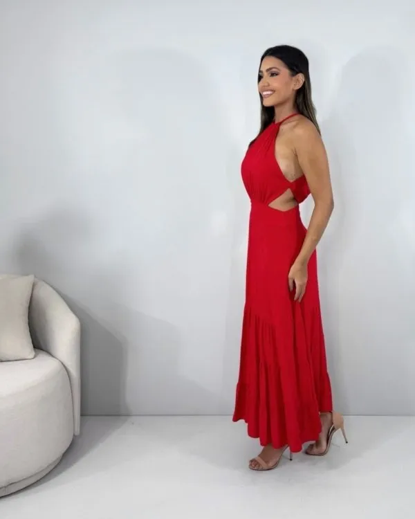 Vestido Estefane - Vermelho