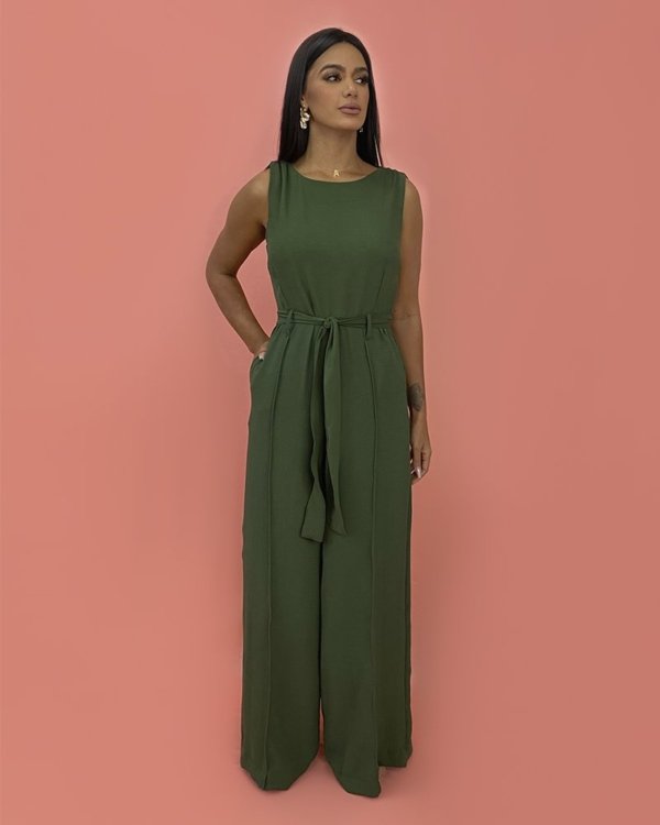 Macacão Celina - Verde Militar