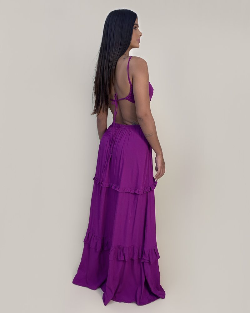 Vestido Michelle - Roxo - Image 3