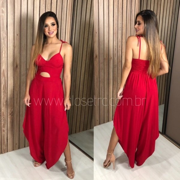 Macacão Bianca - Vermelho