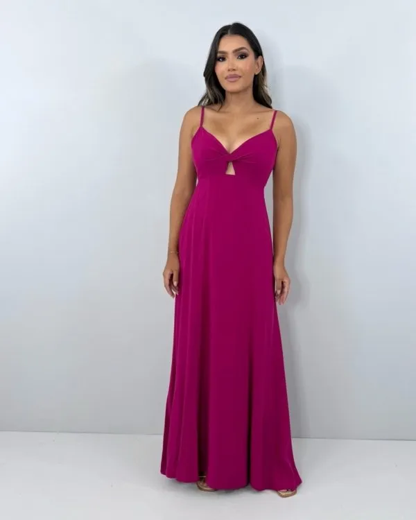 Vestido Eliana - Cereja