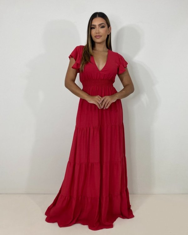 Vestido Laís Longo - Vermelho