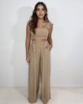 Conjunto Pantalona Samira – Nude
