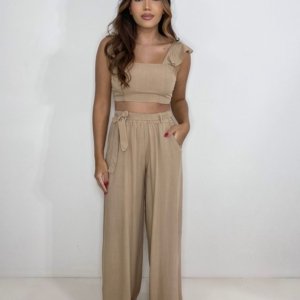 Conjunto Pantalona Samira - Nude - Image 1