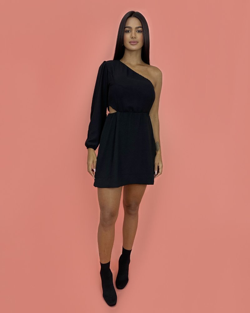 Vestido Luna em Duna - Preto - Image 3