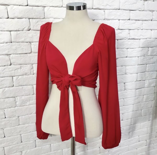Cropped Multiformas - Vermelho