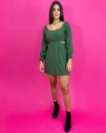 Vestido Daise – Verde Militar