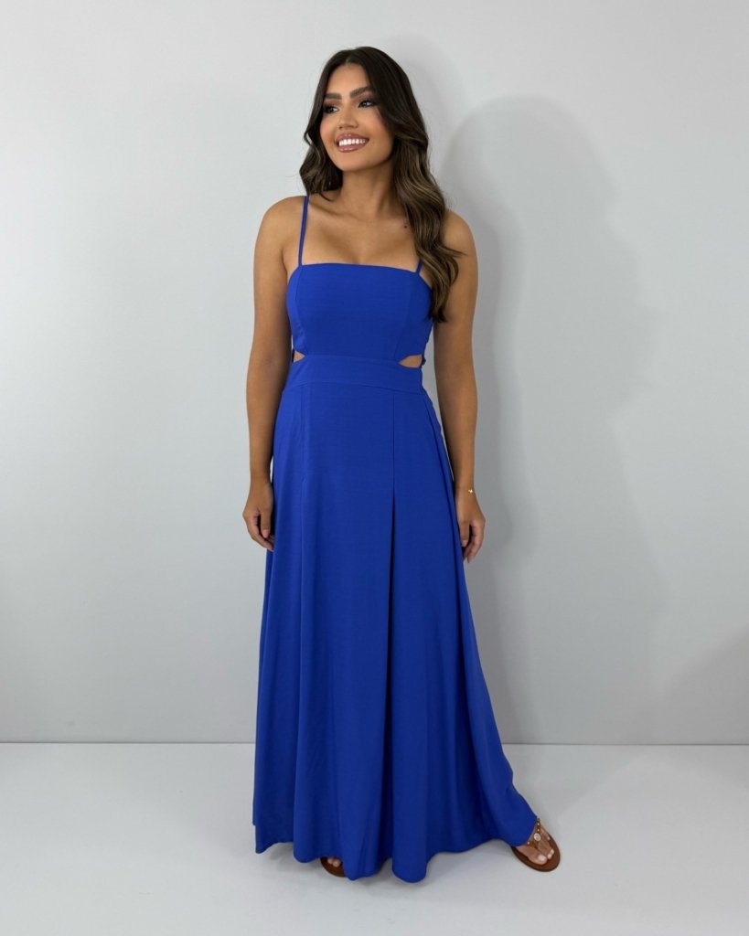 Vestido Babi - Azul Royal
