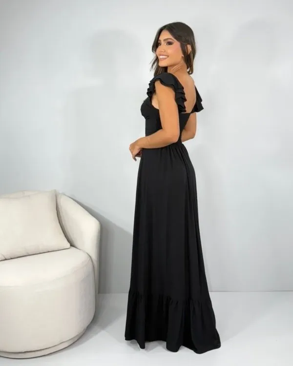 Vestido Isla - Preto