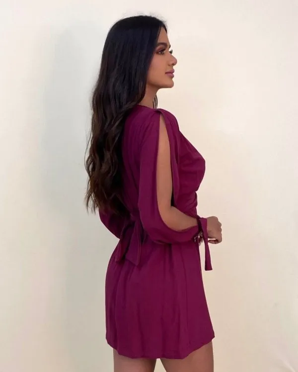 Vestido Marília - Marsala