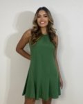 Vestido Regina – Verde Militar