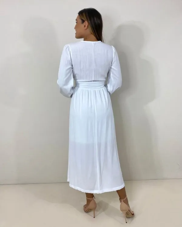Vestido Clara - Branco
