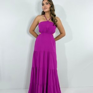Vestido Ayla - Fúcsia - Image 1