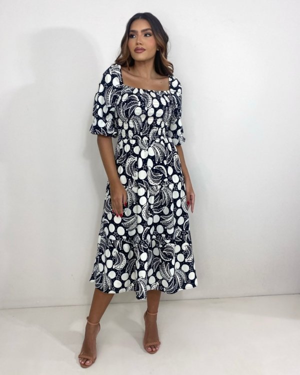 Vestido Juliana - Estampa Banana